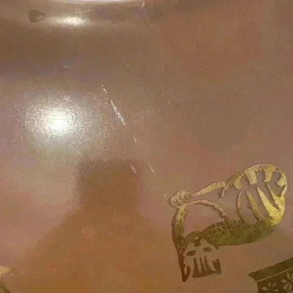 Vintage Pyrex 22K Gold on Brown "Early American" 444 Cinderella Bowl, 4 … - Picture 6 of 7